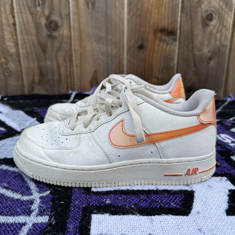 Size 4Y - Nike Air‎ Force 1 Next Nature Size White Orange AF1 Casual FJ4669 100